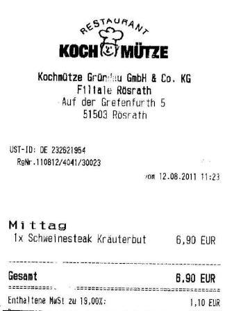 itgra Hffner Kochmtze Restaurant